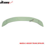2003-2009 Mazda 3 Sedan Black Window Visor Roof Spoiler Lip Wing ABS