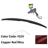 2004-2009 Mazda 3 Sedan Flush Mount  Painted Trunk Spoiler ABS