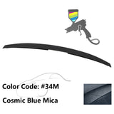 2004-2009 Mazda 3 Sedan Flush Mount  Painted Trunk Spoiler ABS