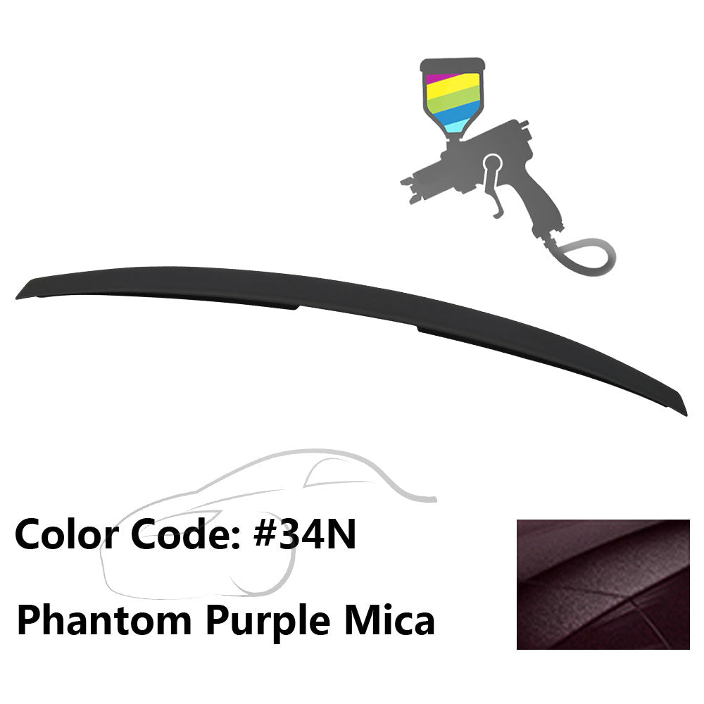 2004-2009 Mazda 3 Sedan Flush Mount  Painted Trunk Spoiler ABS