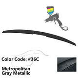 2004-2009 Mazda 3 Sedan Flush Mount  Painted Trunk Spoiler ABS