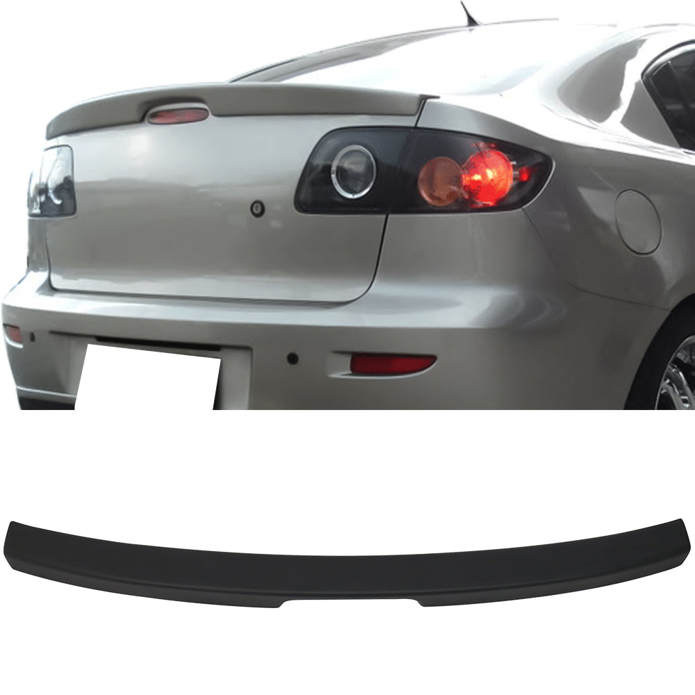 2004-2009 Mazda 3 Sedan  Painted Color Trunk Spoiler ABS