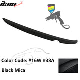 Matte Fits 14-18 Mazda 3 Mazda3 Sedan Flush Factory Trunk Spoiler