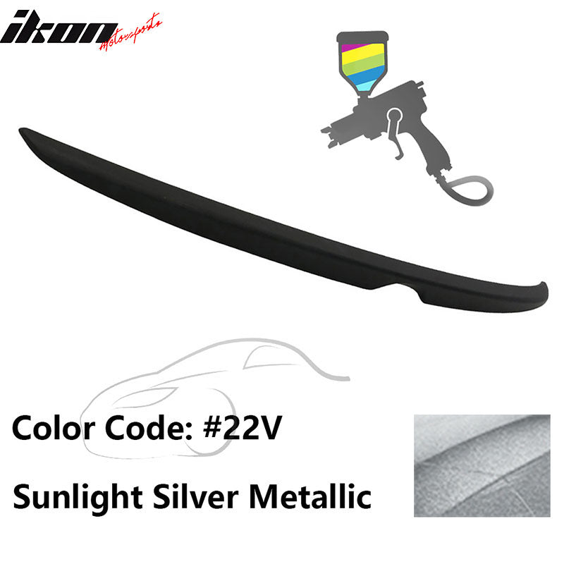 Matte Fits 14-18 Mazda 3 Mazda3 Sedan Flush Factory Trunk Spoiler