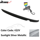 Matte Fits 14-18 Mazda 3 Mazda3 Sedan Flush Factory Trunk Spoiler