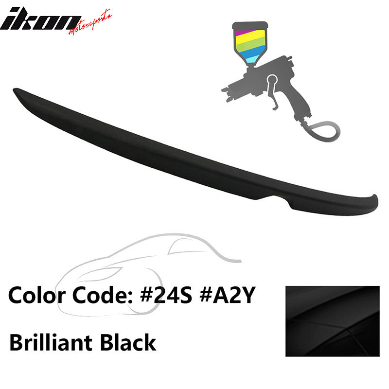 Matte Fits 14-18 Mazda 3 Mazda3 Sedan Flush Factory Trunk Spoiler