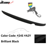 Matte Fits 14-18 Mazda 3 Mazda3 Sedan Flush Factory Trunk Spoiler