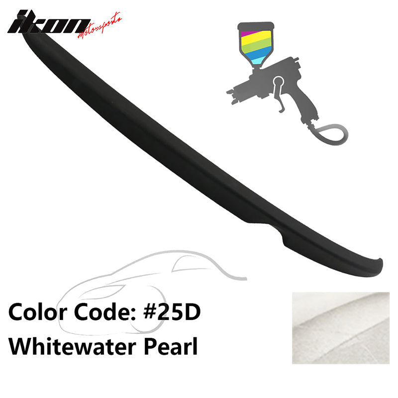 Matte Fits 14-18 Mazda 3 Mazda3 Sedan Flush Factory Trunk Spoiler