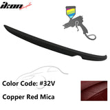 Matte Fits 14-18 Mazda 3 Mazda3 Sedan Flush Factory Trunk Spoiler