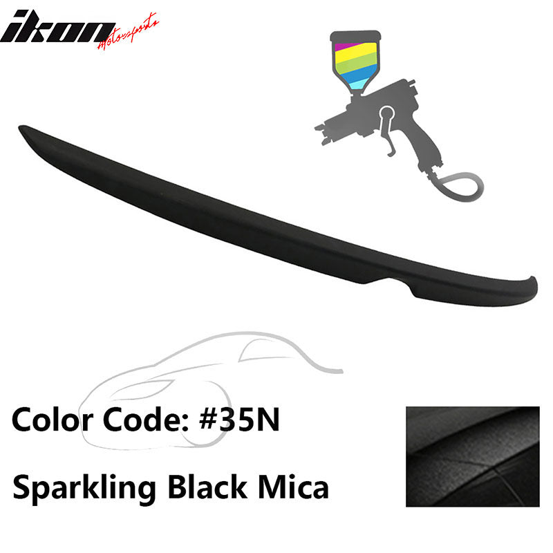 Matte Fits 14-18 Mazda 3 Mazda3 Sedan Flush Factory Trunk Spoiler