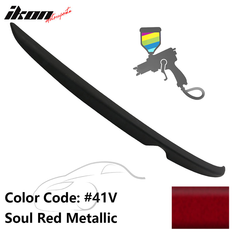 Matte Fits 14-18 Mazda 3 Mazda3 Sedan Flush Factory Trunk Spoiler