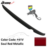 Matte Fits 14-18 Mazda 3 Mazda3 Sedan Flush Factory Trunk Spoiler