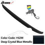 Matte Fits 14-18 Mazda 3 Mazda3 Sedan Flush Factory Trunk Spoiler