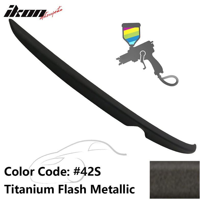 Matte Fits 14-18 Mazda 3 Mazda3 Sedan Flush Factory Trunk Spoiler