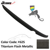 Matte Fits 14-18 Mazda 3 Mazda3 Sedan Flush Factory Trunk Spoiler