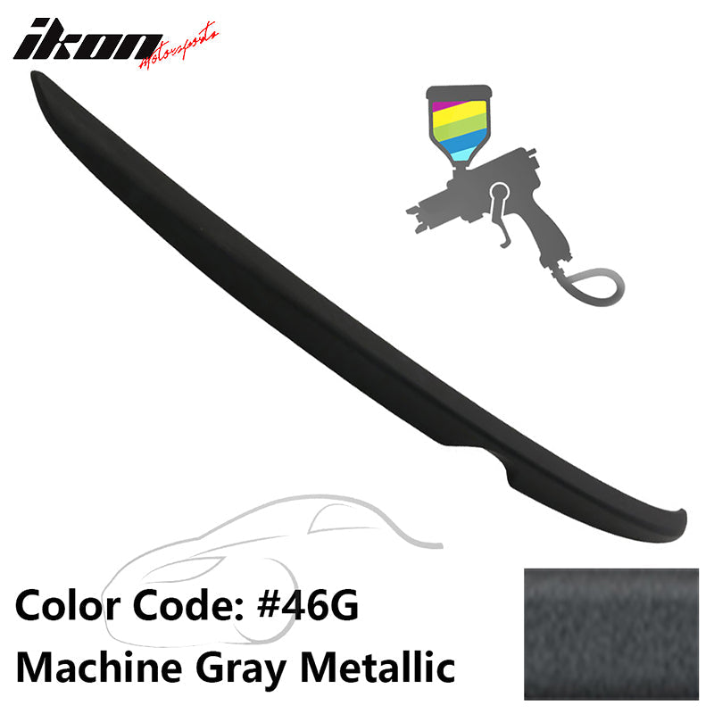 Matte Fits 14-18 Mazda 3 Mazda3 Sedan Flush Factory Trunk Spoiler