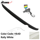 Matte Fits 14-18 Mazda 3 Mazda3 Sedan Flush Factory Trunk Spoiler