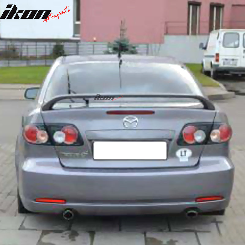 2003-2008 Mazda 6 Sedan Painted Trunk Spoiler ABS