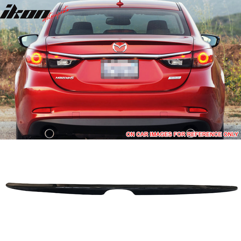 2014-2021 Mazda 6 Sedan Flush mount Painted Trunk Spoiler ABS