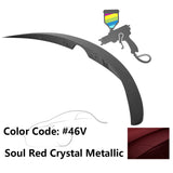 2014-2021 Mazda 6 Sedan Flush mount Painted Trunk Spoiler ABS