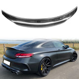 2017-2022 Benz W205 C Class Coupe PSM Style Trunk Spoiler Carbon Fiber