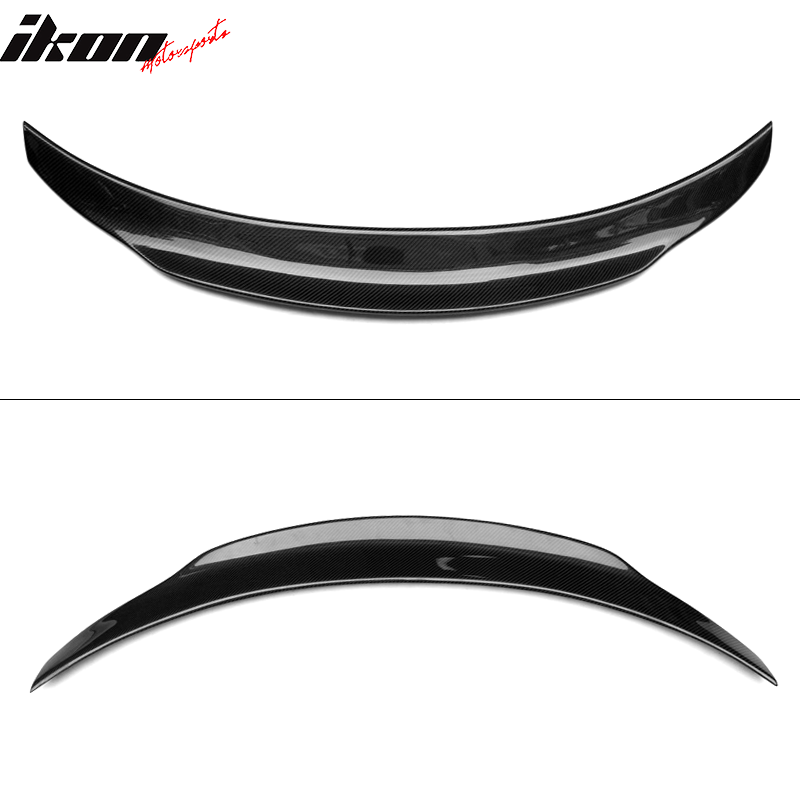 2017-2022 Benz W205 C Class Coupe PSM Style Trunk Spoiler Carbon Fiber