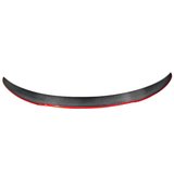 2013-2018 Benz CLA C117 FD Style Red Line Trunk Spoiler Carbon Fiber