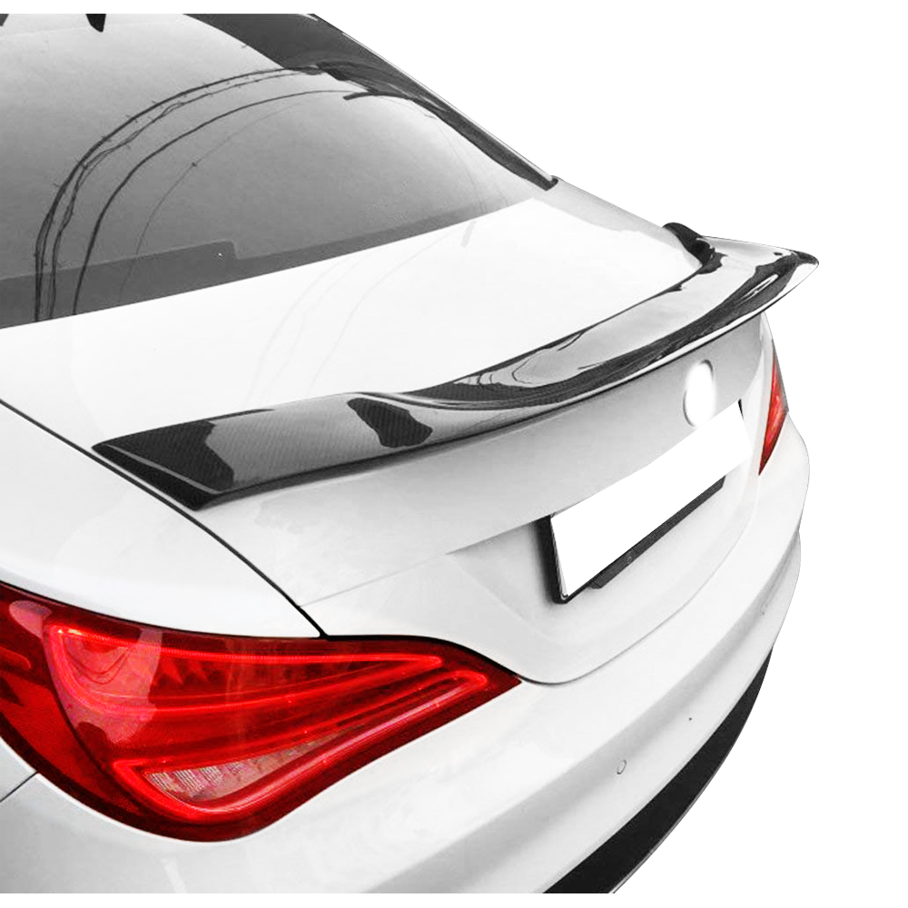 2013-2019 Benz CLA C117 R Style Trunk Spoiler Carbon Fiber CF