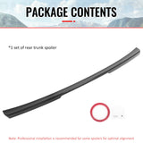 2001-2007 Benz C-Class W203 Sedan 4-Door IKON Style Unpainted Black Trunk Spoiler ABS