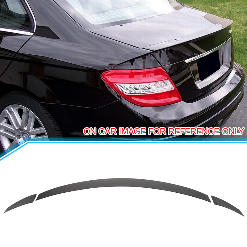 2008-2014 Mercedes Benz C-Class W204 B Style Trunk Spoiler ABS