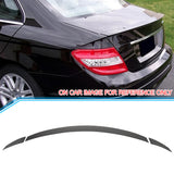 2008-2014 Mercedes Benz C-Class W204 B Style Trunk Spoiler ABS