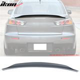2008-2017 Mitsubishi Lancer EVO X 10 RS Rear Trunk Spoiler ABS