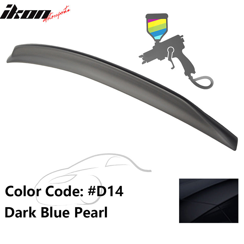 2008-2015 Lancer EVO X ABS Rear Spoiler Wing #D14 Cosmic Blue Metallic