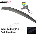 2008-2015 Lancer EVO X ABS Rear Spoiler Wing #D14 Cosmic Blue Metallic