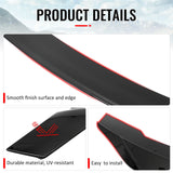 2008-2017 Mitsubishi Lancer 4DR R Style Gloss Black Trunk Spoiler ABS
