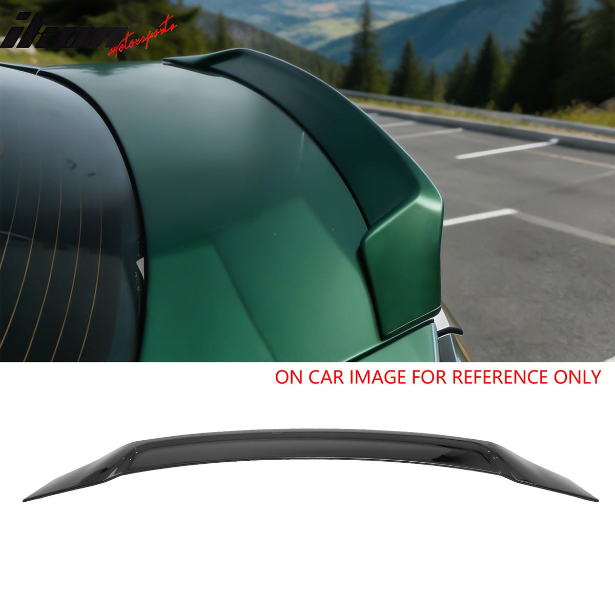2008-2017 Mitsubishi Lancer 4DR R Style Gloss Black Trunk Spoiler ABS