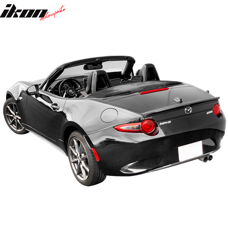 2016-2025 Mazda MX-5 & MX-5 Miata Unpainted Rear Trunk Spoiler Lip FRP