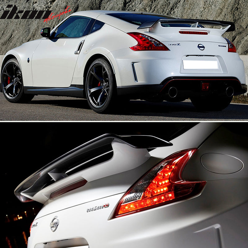 2009-2021 Nissan 370Z Coupe Rear Trunk Spoiler Ducktail Wing Lip ABS