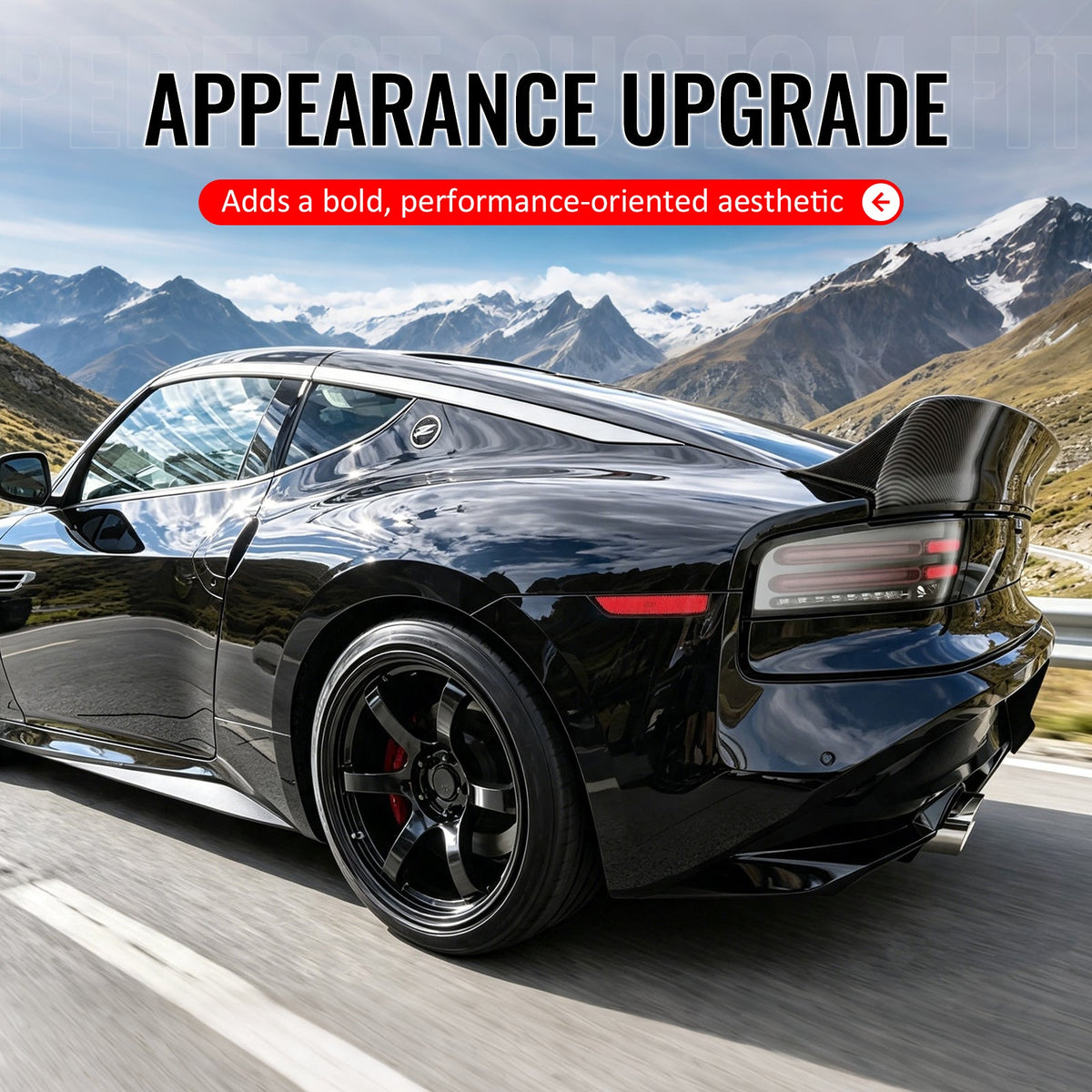 2023-2026 Nissan Z (400Z) Duckbill Style Trunk Spoiler Carbon Fiber Print ABS