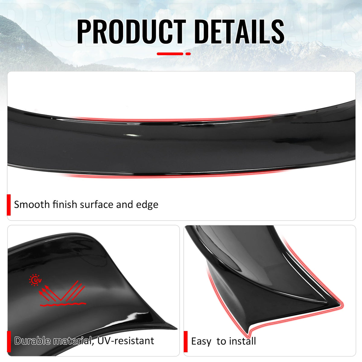 2023-2026 Nissan Z (400Z) Duckbill Style Trunk Spoiler Gloss Black ABS