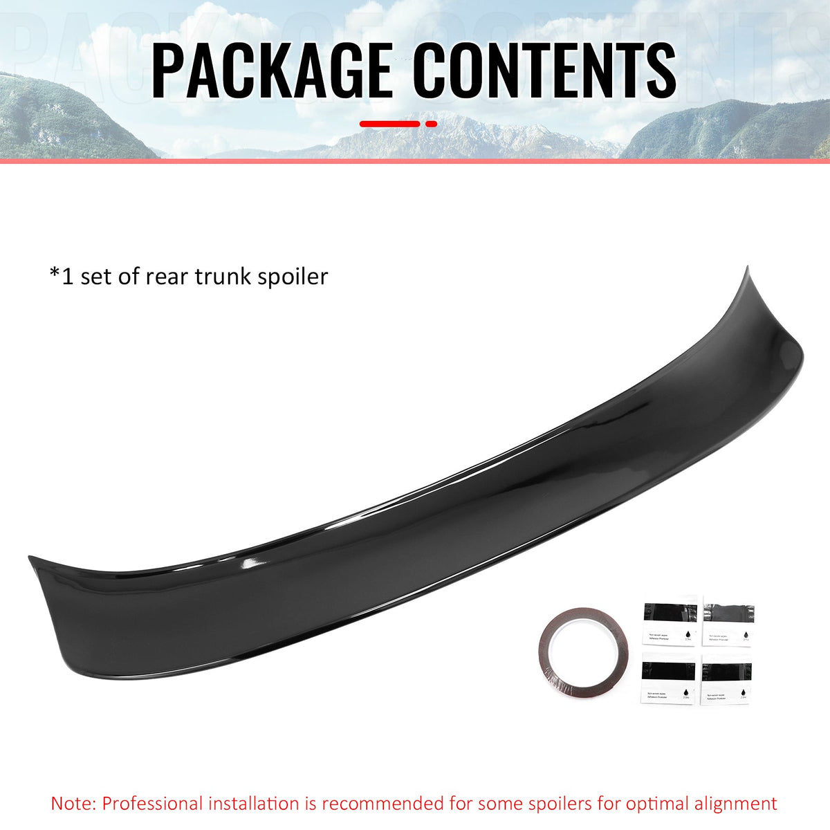 2023-2026 Nissan Z (400Z) Duckbill Style Trunk Spoiler Gloss Black ABS