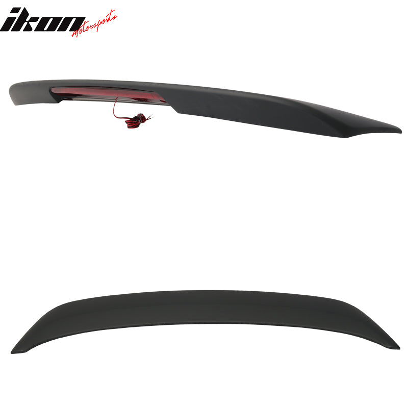 2009-2015 Nissan Maxima OE Matte Bk Rear Spoiler Wing LED Brake Light