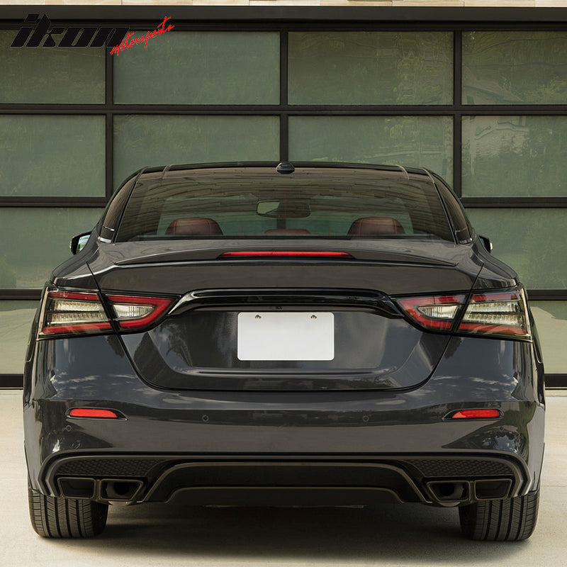 2016-2023 Nissan Maxima OE Style Rear Spoiler Wing LED Brake Light ABS