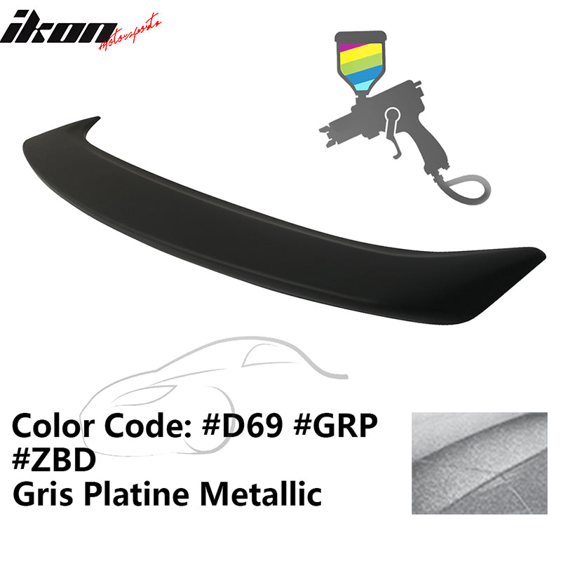 2013-2019 Nissan Sentra 4Dr Sedan Painted Trunk Spoiler ABS