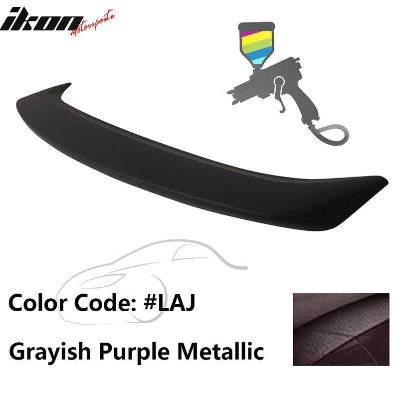 2013-2019 Nissan Sentra 4Dr Sedan Painted Trunk Spoiler ABS