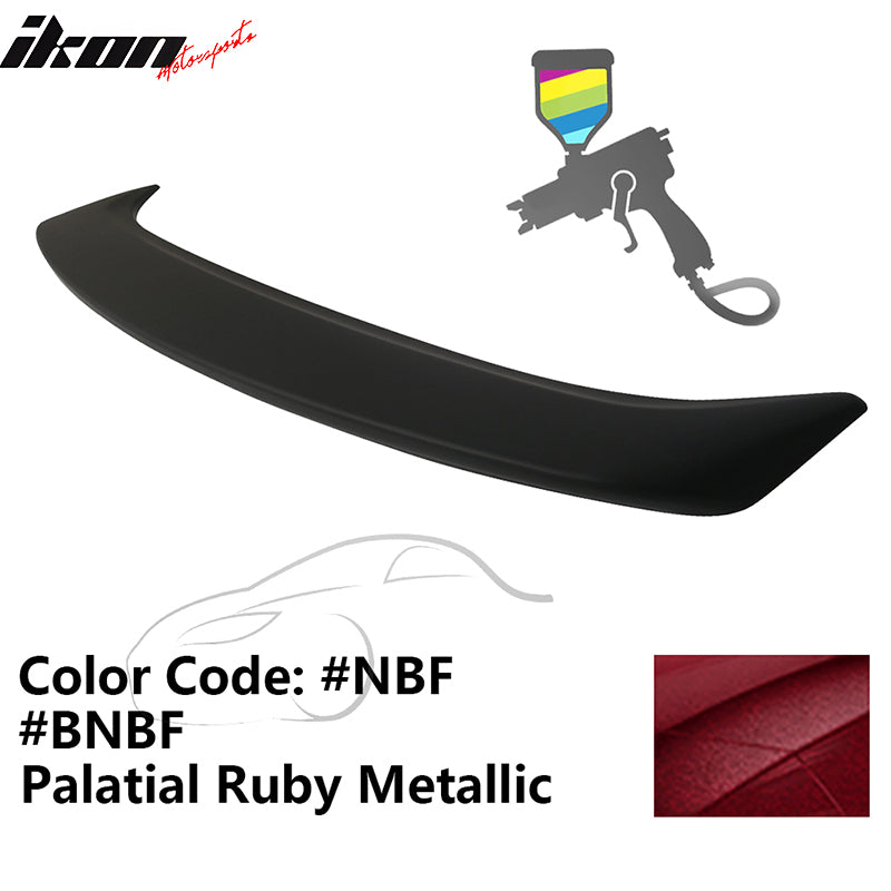 2013-2019 Nissan Sentra 4Dr Sedan Painted Trunk Spoiler ABS