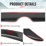 2020-2025 Nissan Sentra SR Carbon Fiber Print Rear Trunk Spoiler Wing ABS