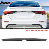 2020-2025 Nissan Sentra SR Carbon Fiber Print Rear Trunk Spoiler Wing ABS