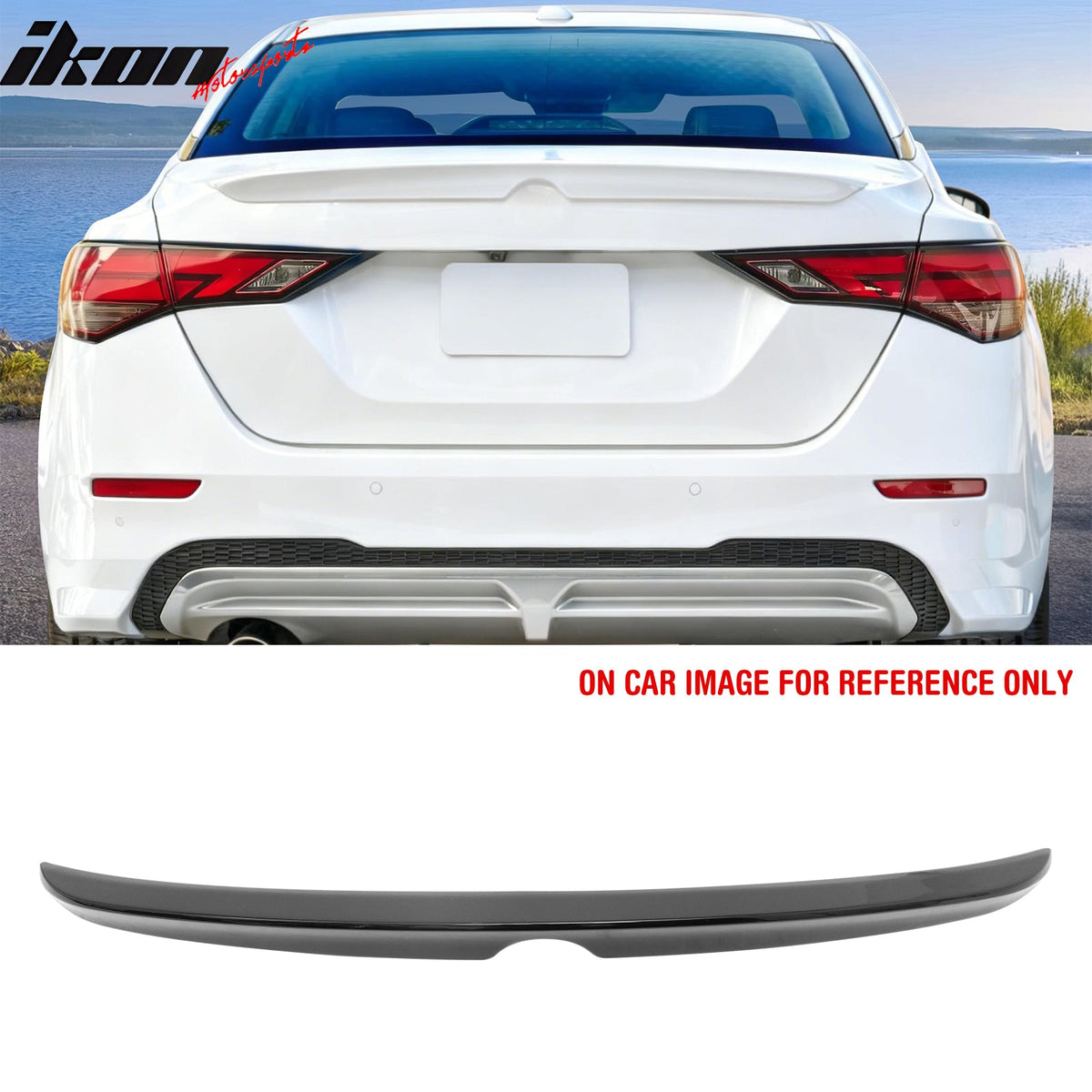 Rear Trunk Spoiler Wing for Nissan Sentra 2020-2025 SR Style Gloss Black ABS