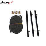 2012-2019 Nissan Versa 4 Door Matte Black Rear Spoiler Wing ABS